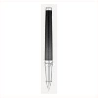 Kugelschreiber mit Palladiumfinish und natürlichem Lack Schwarz