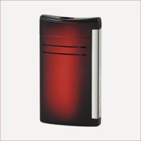 Maxijet Feuerzeug mit Sunburst-Effekt in Rot