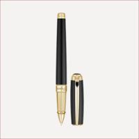 Line D-Roller Schwarz Goldfinish