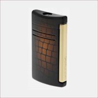 Feuerzeug Maxijet Croco Dandy Braun