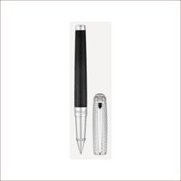 Line D Medium Duo Tone-Roller Schwarz, Silber