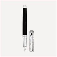 Fire Lines Tintenroller in Palladium Schwarz