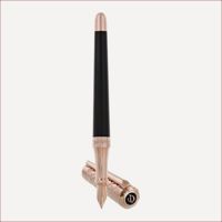 Liberte Füllfederhalter- Roségold/Schwarz Natürlicher Lack