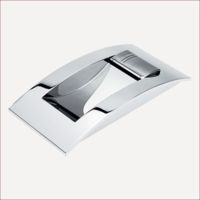MaxiJet-Aschenbecher mit Chromfinish Grau
