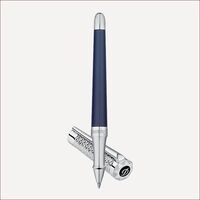 Konvertierbarer Roller mit Palladiumfinish und natürlichem Lack Strahlendes Blau