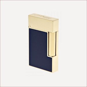 LINE 2 FEUERZEUG BLAUER LACK GELBGOLD