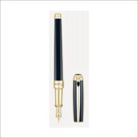 Windsor Füllfederhalter - Gelbgold & Blau
