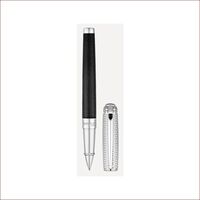 Line D Medium Duo Tone-Roller Schwarz, Silber