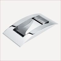 MaxiJet-Aschenbecher mit Chromfinish Grau