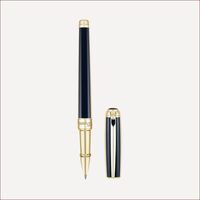 Windsor Tintenroller - Gelbgold & Blau