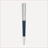 Konvertierbarer Tintenroller mit Palladiumfinish und natürlichem Lack Strahlendes Blau