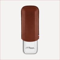 Etui für zwei Zigarren Braun