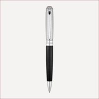 Line D Medium Duo Tone-Kugelschreiber Schwarz, Silber