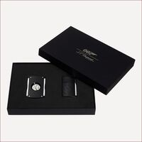 Set aus Maxijet Feuerzeug und Zigarrenschneider James Bond 007 – Schwarz