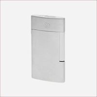 E-Slim-Feuerzeug aus gebürstetem Chrom