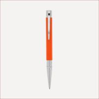 Kugelschreiber D-Initial Orange - Chrom