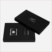 Set aus Maxijet Feuerzeug und Zigarrenschneider James Bond 007 – Schwarz