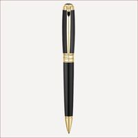 Line D-Kugelschreiber Schwarz Goldfinish