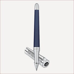 Konvertierbarer Roller mit Palladiumfinish und natürlichem Lack Strahlendes Blau
